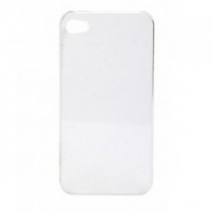 Husa Protectie Spate XQISIT iPlate Thin transparenta pentru Apple iPhone 4S foto