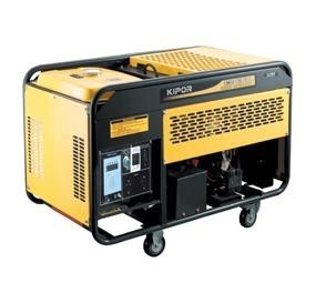 Generator de curent diesel Kipor KDE 12 EA, 8,5kVA - cadru deschis foto mare Generator de curent diesel Kipor KDE 12 EA, 8,5kVA - cadru deschis foto mare