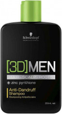 Schwarzkopf 3D Anti-Dandruff Sampon Anti-Matreata 250 ml foto