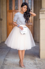 Fusta Tulle IVORY by xmade.boutique foto
