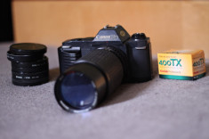 Canon T50 + Obiectiv 70-210mm + 6 filtre + Film Kodak B&amp;amp;W foto