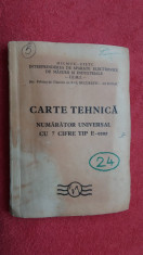 CARTE TEHNICA NUMARATOR UNIVERSAL CU 7 CIFRE TIP E-0202 foto