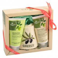 Set crema maini 150 ml, crema relaxanta picioare 150 ml, prosop Rizes foto