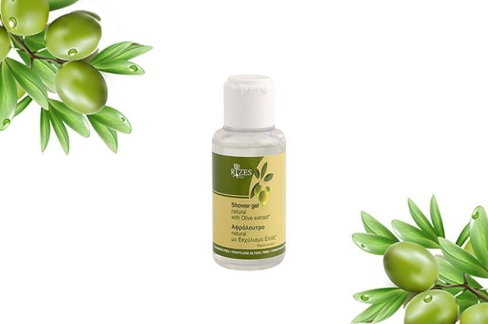 Gel de dus cu extract de masline mini 60 ml Rizes foto mare Gel de dus cu extract de masline mini 60 ml Rizes foto mare
