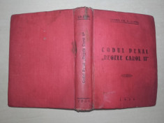 CODUL PENAL &amp;quot;REGELE CAROL II&amp;quot; 1936 foto