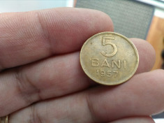 5 bani 1957 foto