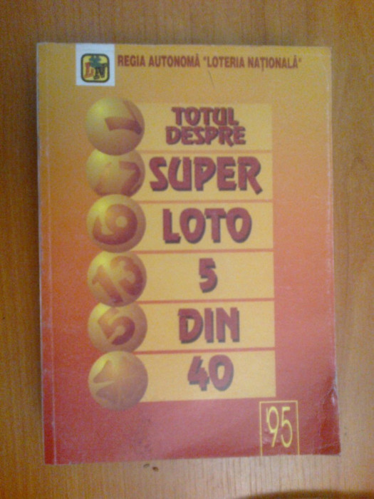 k2 Totul Despre Super Loto 5 Din 40