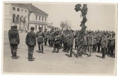Regele CAROL al II lea la Scoala de Artilerie Timisoara foto