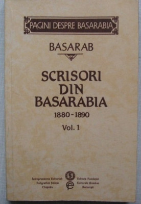 Scrisori din Basarabia / Basarab EFCR 1996 vol. 1 (singurul aparut) foto