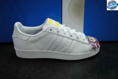 ADIDASI ORIGINALI 100% Adidas Superstar WHITE Pharell Williams nr 43 foto