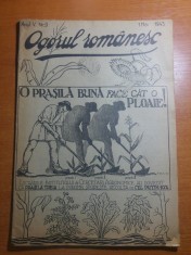 revista ogorul romanesc 1 mai 1943-art. si foto com. boureni, jud. dolj