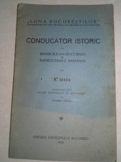 N.IORGA- Conducator istoric la bisericile din Bucuresti , 1935 foto