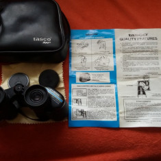 BINOCLU TASCO ZIP 2004 BINOCULARS 8 X 30 FULLY COATED ,STARE FOARTE BUNA .