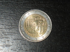 Moneda bimetalica 2 euro Austria 2016, comemorativa foto