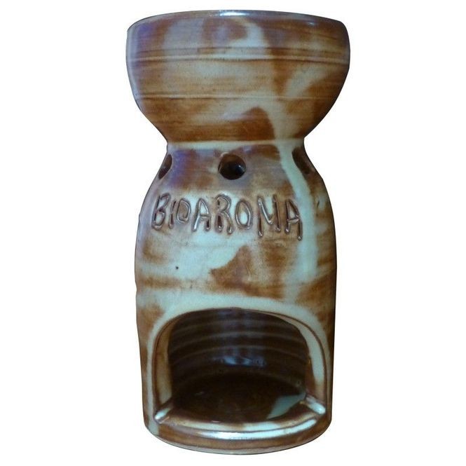Vas ceramic pentru aromoterapie, culoare maro foto mare Vas ceramic pentru aromoterapie, culoare maro foto mare