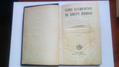 I.C. CATUNEANU - CURS ELEMENTAR DE DREPT ROMAN foto