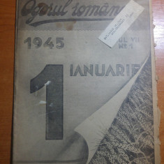 revista ogorul romanesc 1 ianuarie 1945- crescatorii viermilor de matase