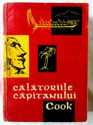 &amp;quot;CALATORIILE CAPITANULUI COOK&amp;quot;, 1959. Cu ilustratii foto