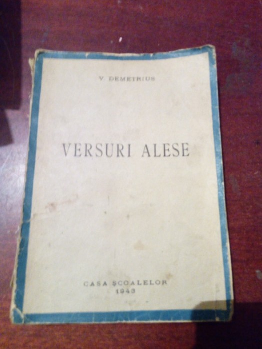V. DEMETRIUS VERSURI ALESE PRINCEPS