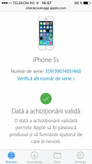 iPhone 5s 16 silver nou nou? foto