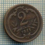 8867 MONEDA- AUSTRIA - 2 FILLER -anul 1911 - starea ce se vede, Europa