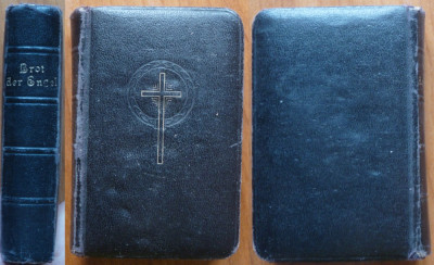 Carte de rugaciune catolica , 1935 , legata in piele , 432 pagini foto