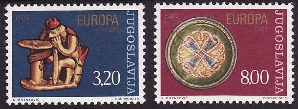 Europa-cept 1976 - Iugoslavia 2v.neuzat,perfecta stare(z)
