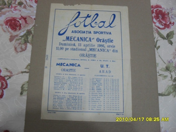 program Mecanica Orastie - UTA