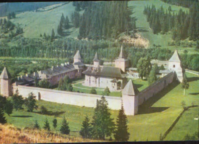 Carte postala Romania ,necirculata - Manastirea Sucevitza foto