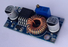 DC-DC converter step-down IN: 5.0-30V, OUT: 0.8-24V (5A) XL4005 foto