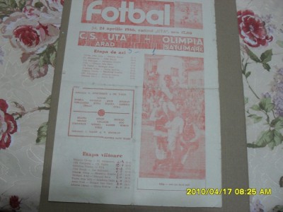 program UTA - Olimpia SM foto