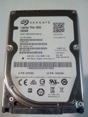 Hard disk NOU hdd laptop 500 GB SATA SEAGATE THIN SLIM foto