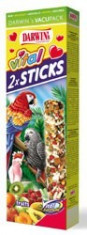 Darwin sticks - supliment pentru papagali mari cu fructe - 200gr foto