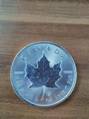 Monede Argint Pur 999/1000 Canadian Maple Leaf foto