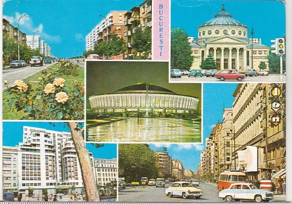 bnk cp Bucuresti - Vedere - circulata - marca fixa