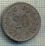 8913 MONEDA- AUSTRIA - 20 HELLER -anul 1917 - starea ce se vede, Europa