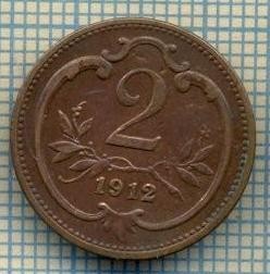 8880 MONEDA- AUSTRIA - 2 FILLER -anul 1912 - starea ce se vede