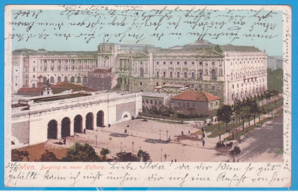 CARTE POSTALA CIRCULATA - AUSTRO-UNGARIA - VIENA - 1900 - TIMBRU 5 HELLER  1899, Austria, Printata | Okazii.ro