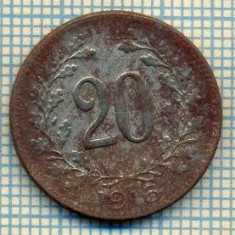 8911 MONEDA- AUSTRIA - 20 HELLER -anul 1916 - starea ce se vede