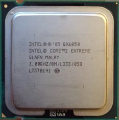 PROCESOR QUAD CORE Extreme QX6850 3.0Ghz FSB1333, 8MB cache, socket LGA 775 foto
