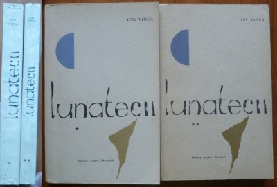 Ion Vinea, Lunatecii, 1964, 2 volume, editia 1 in stare foarte buna foto