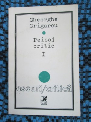 Gheorghe GRIGURCU - PEISAJ CRITIC I (1993 - CA NOUA!!!) foto