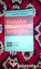Dictionar roman -spaniol ,mic dictionar,1985,Bucuresti Valeria Neagu foto