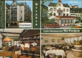 CP Germania necirculata - Cochem - Cafe - Restaurant Arcaden - Colaj de imagini, Fotografie