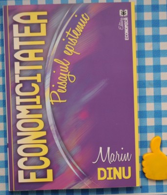 Economicitatea peisajul epistolar Marin Dinu foto