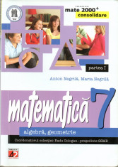 Mate 2000+Consolidare Clasa a VII-a algebra geometrie partea I, Ed. Paralela 45 foto