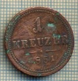 8898 MONEDA- AUSTRIA - 1 KREUZER -anul 1851 A - starea ce se vede