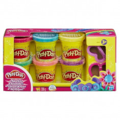 Play-Doh - Pachet 6 Cutii Cu Sclipici - Hba5417 foto