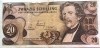Bancnota 20 SCHILLING - AUSTRIA, anul 1967 *cod 407