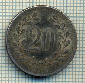 8912 MONEDA- AUSTRIA - 20 HELLER -anul 1916 - starea ce se vede foto